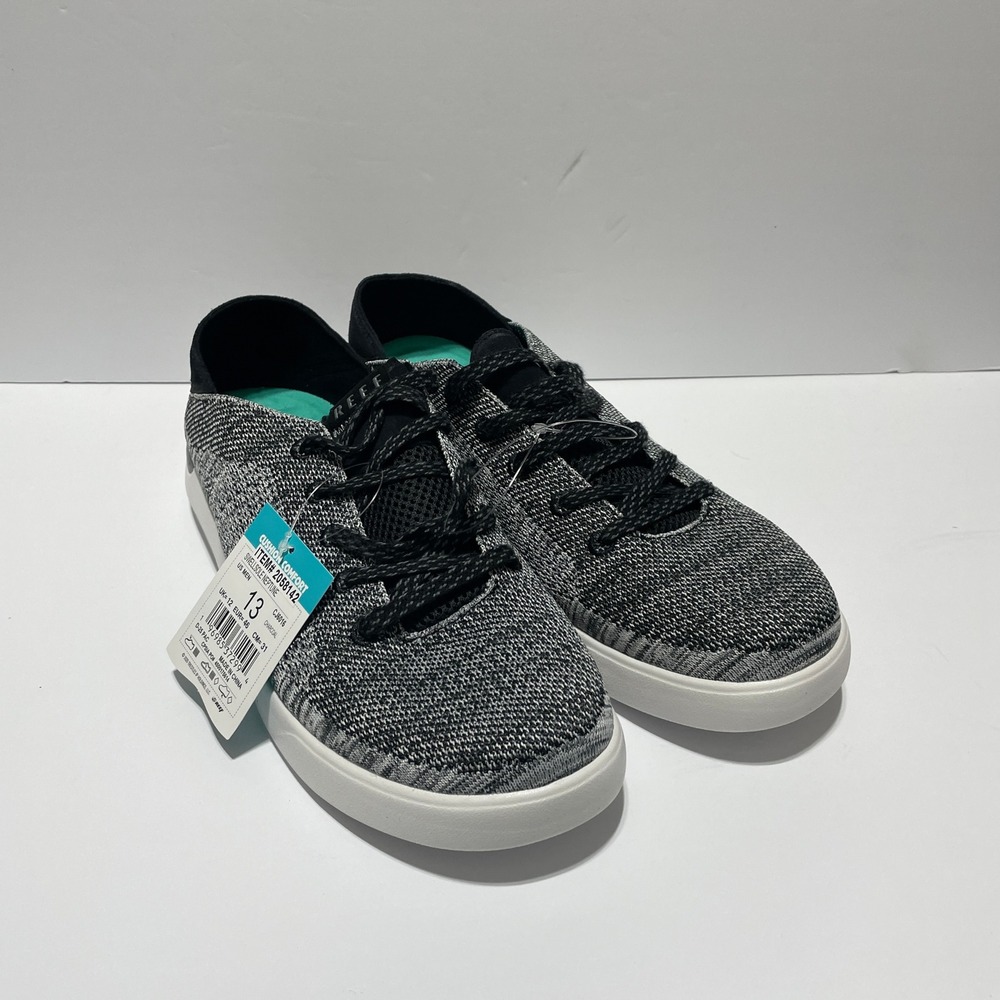 Reef Swellsole Neptune Mens Charcoal Grey Knit Sneakers Size 13